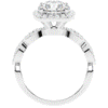 2.35CT.TW ROUND LAB DIAMOND HALO ENGAGEMENT RING - Nazarelle