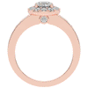 1.75CT.TW ROUND LAB DIAMOND HALO ENGAGEMENT RING - Nazarelle