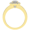 1.75CT.TW ROUND LAB DIAMOND HALO ENGAGEMENT RING - Nazarelle