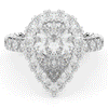 4.90CT.TW PEAR LAB DIAMOND HALO ENGAGEMENT RING - Nazarelle