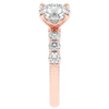 2.60CT.TW ROUND LAB DIAMOND SOLITAIRE ENGAGEMENT RING - Nazarelle