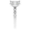 2.60CT.TW EMERALD CUT LAB DIAMOND SOLITAIRE ENGAGEMENT RING - Nazarelle