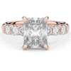 2.60CT.TW RADIANT LAB DIAMOND SOLITAIRE ENGAGEMENT RING - Nazarelle