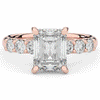 2.60CT.TW EMERALD CUT LAB DIAMOND SOLITAIRE ENGAGEMENT RING - Nazarelle