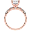 2.60CT.TW EMERALD CUT LAB DIAMOND SOLITAIRE ENGAGEMENT RING - Nazarelle