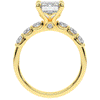 2.60CT.TW EMERALD CUT LAB DIAMOND SOLITAIRE ENGAGEMENT RING - Nazarelle