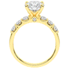 2.60CT.TW ROUND LAB DIAMOND SOLITAIRE ENGAGEMENT RING - Nazarelle