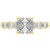 2.60CT.TW ASSCHER LAB DIAMOND SOLITAIRE ENGAGEMENT RING - Nazarelle