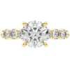 2.60CT.TW ROUND LAB DIAMOND SOLITAIRE ENGAGEMENT RING - Nazarelle