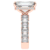 11.90CT.TW EMERALD CUT LAB DIAMOND SOLITAIRE ENGAGEMENT RING - Nazarelle