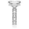 11.90CT.TW EMERALD CUT LAB DIAMOND SOLITAIRE ENGAGEMENT RING - Nazarelle