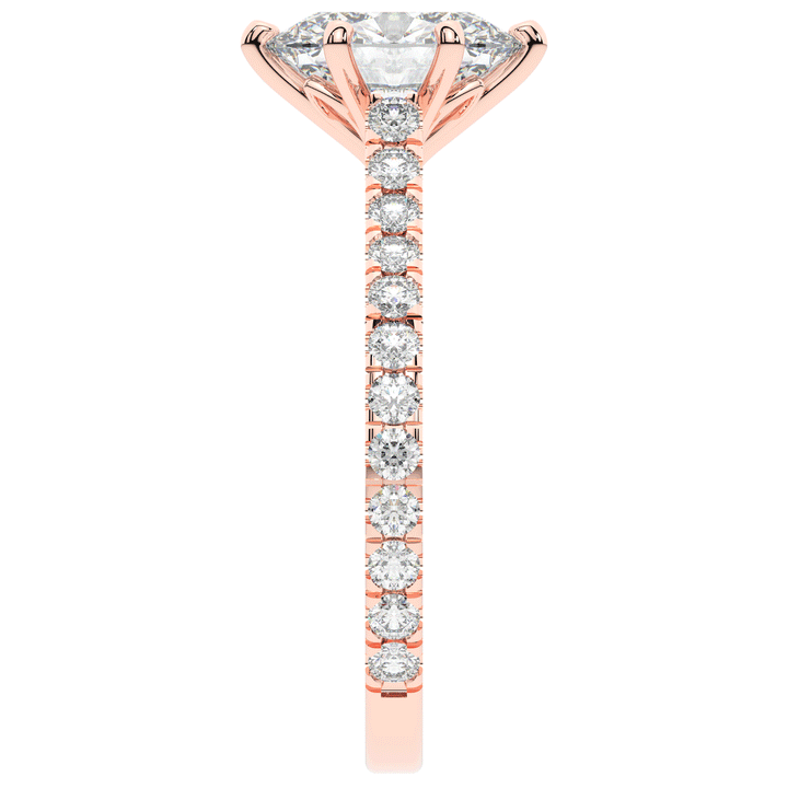 2.00CT.TW OVAL LAB DIAMOND SOLITAIRE ENGAGEMENT RING - Nazarelle