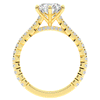 2.00CT.TW ROUND LAB DIAMOND SOLITAIRE ENGAGEMENT RING - Nazarelle