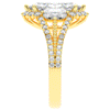 2.70CT.TW MARQUISE LAB DIAMOND HALO ENGAGEMENT RING - Nazarelle