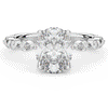 3.10CT.TW OVAL LAB DIAMOND SOLITAIRE ENGAGEMENT RING - Nazarelle