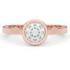 1.40CT.TW ROUND LAB DIAMOND SOLITAIRE ENGAGEMENT RING - Nazarelle