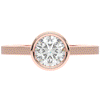 1.40CT.TW ROUND LAB DIAMOND SOLITAIRE ENGAGEMENT RING - Nazarelle