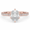 2.00CT.TW OVAL LAB DIAMOND SOLITAIRE ENGAGEMENT RING - Nazarelle