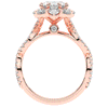 3.00CT.TW OVAL LAB DIAMOND HALO ENGAGEMENT RING - Nazarelle