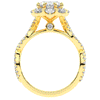 3.00CT.TW OVAL LAB DIAMOND HALO ENGAGEMENT RING - Nazarelle