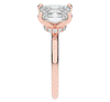 2.05CT.TW EMERALD CUT LAB DIAMOND SOLITAIRE ENGAGEMENT RING - Nazarelle