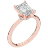 2.05CT.TW EMERALD CUT LAB DIAMOND SOLITAIRE ENGAGEMENT RING - Nazarelle