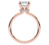 2.05CT.TW EMERALD CUT LAB DIAMOND SOLITAIRE ENGAGEMENT RING - Nazarelle