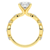 2.50CT.TW ROUND LAB DIAMOND SOLITAIRE ENGAGEMENT RING - Nazarelle