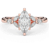 1.50CT.TW MARQUISE LAB DIAMOND ENGAGEMENT RING - Nazarelle