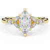 1.50CT.TW MARQUISE LAB DIAMOND ENGAGEMENT RING - Nazarelle