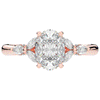 2.00CT.TW OVAL LAB DIAMOND ENGAGEMENT RING - Nazarelle