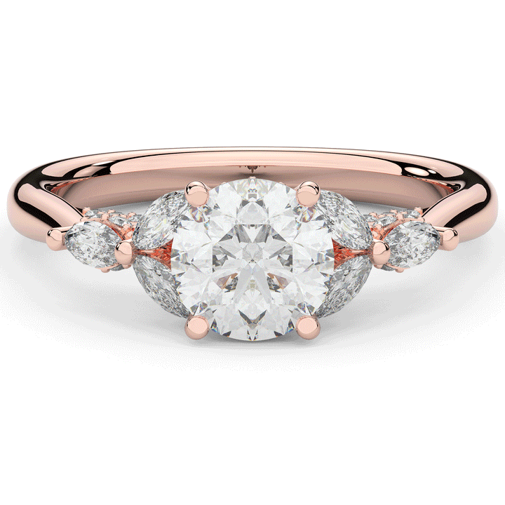 1.75CT.TW ROUND LAB DIAMOND ENGAGEMENT RING - Nazarelle