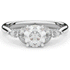 1.75CT.TW ROUND LAB DIAMOND ENGAGEMENT RING - Nazarelle