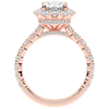 3.40CT.TW OVAL LAB DIAMOND HALO ENGAGEMENT RING - Nazarelle