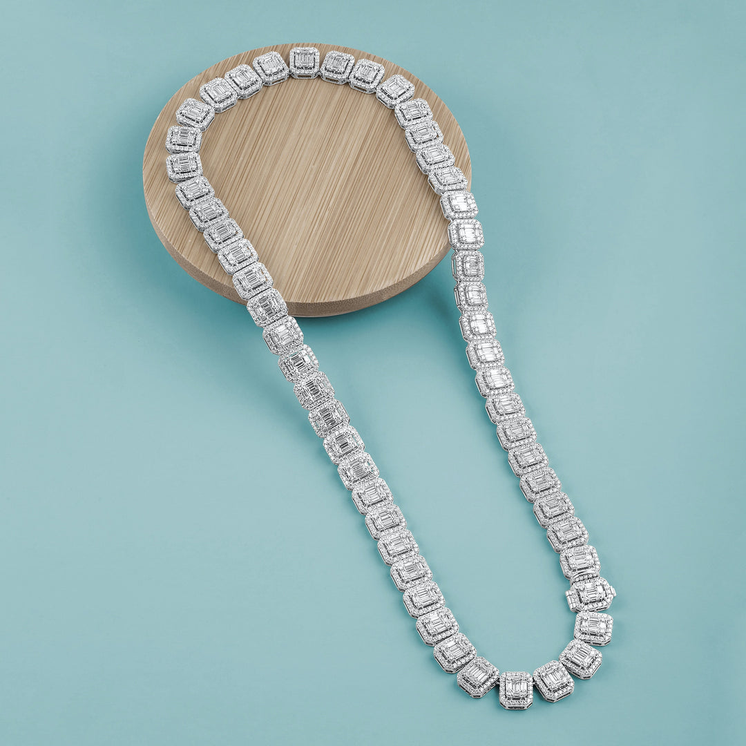 lab diamond tennis necklace Houston, TX