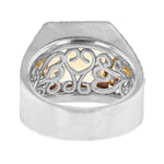 14K White and Yellow Gold Scapolite and Diamond Ring - Nazarelle