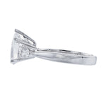 Three Stone Pear Diamond Engagement Ring - Nazarelle