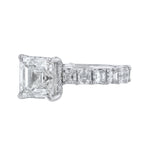 Ascher Cut Diamond Engagement Ring, 7.96ct. - Nazarelle