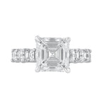 Ascher Cut Diamond Engagement Ring, 7.96ct. - Nazarelle