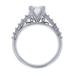 Emerald Cut Accented Diamond Ring, 1.30ct. - Nazarelle