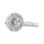 Marquise Diamond Round Halo Ring, 0.42ct. - Nazarelle