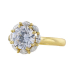 Marquise Diamond Round Halo Ring, 0.42ct. - Nazarelle