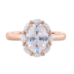 Marquise Diamond Oval Halo Ring, 1.43ct. - Nazarelle