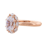 Marquise Diamond Oval Halo Ring, 1.43ct. - Nazarelle