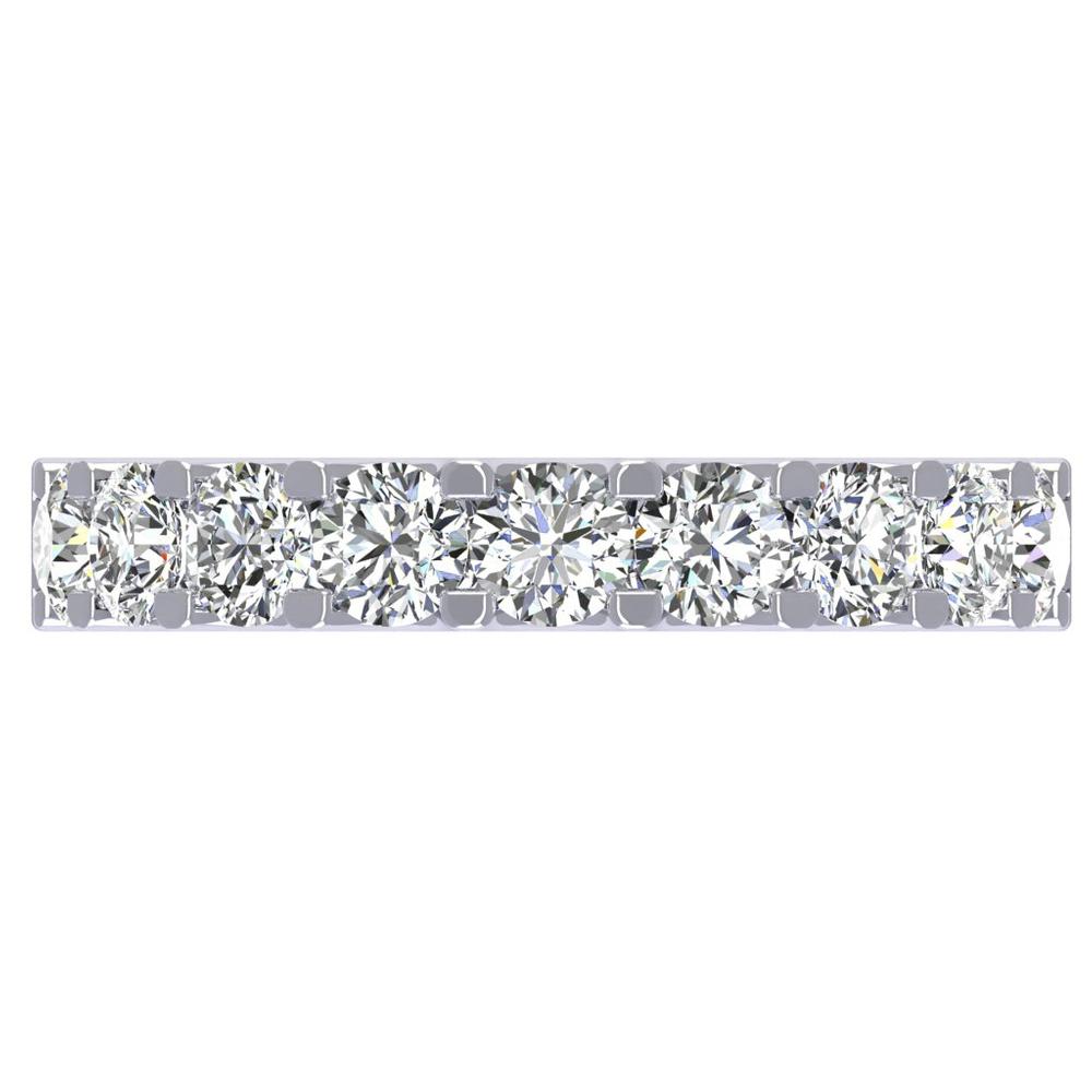 18K White Gold Diamond Band - Nazarelle