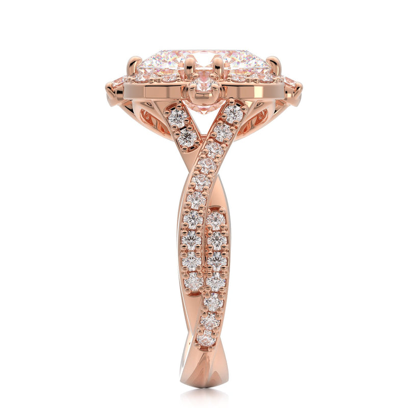 Nazarelle Charmed Diamond Engagement Ring Setting - Nazarelle