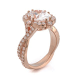 Nazarelle Charmed Diamond Engagement Ring Setting - Nazarelle
